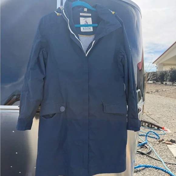 Seasalt RAIN collection Kellifray Mac Coat sz 12 - Picture 4 of 6